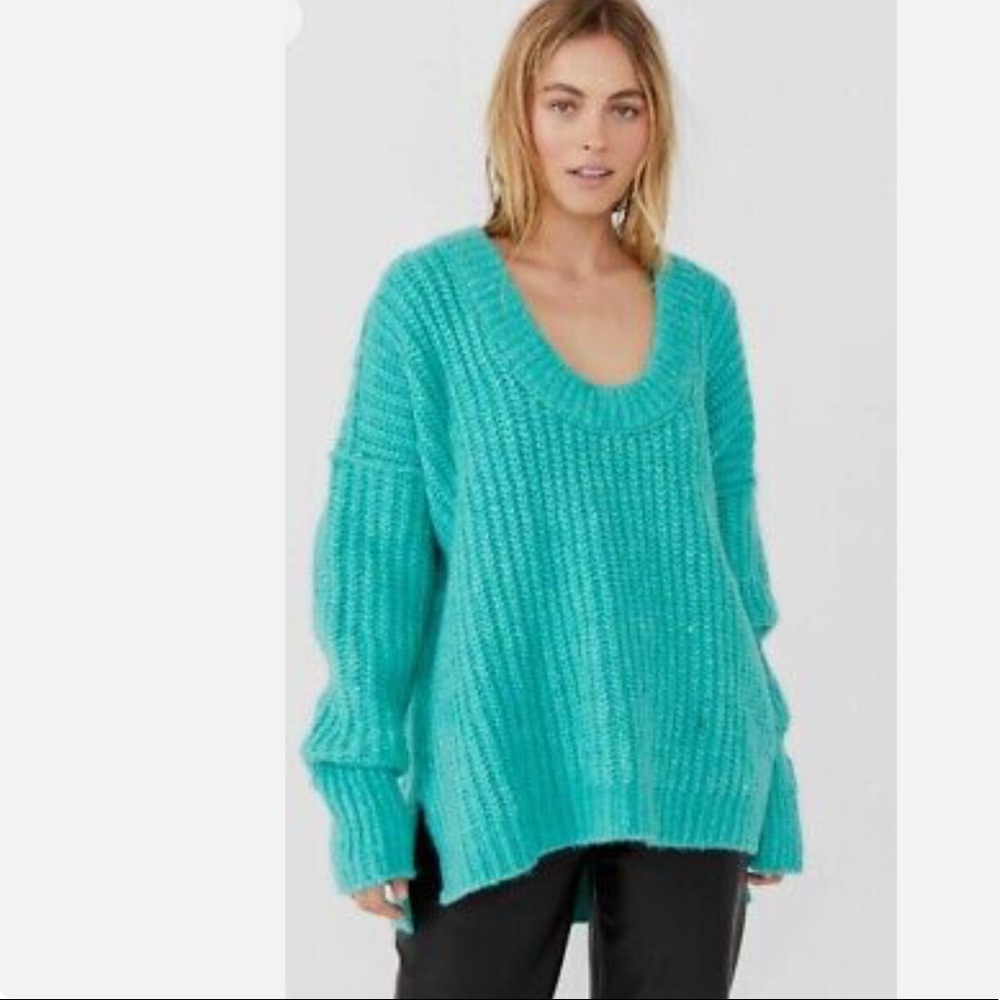 #181 New! Free People 🌸FIRM Chunky Oversized SweaterNWT - Picture 6 of 10